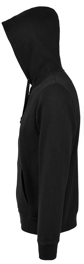 Sweat zippé à capuche 280 g/m² personnalisé SPIKE MEN, manche gauche