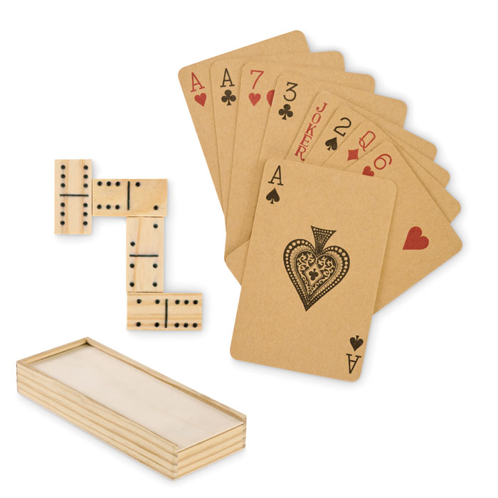 Jeu de dominos et cartes personnalisé DOMI&CARDS