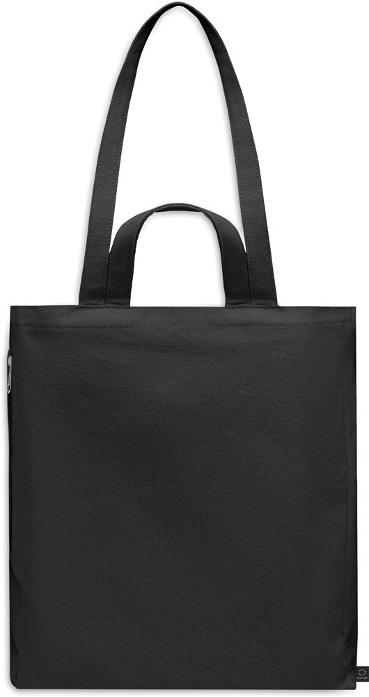 Sac shopping recyclé 380 g/m² personnalisé GAVE COLOUR, dos (transfert sérigraphique)