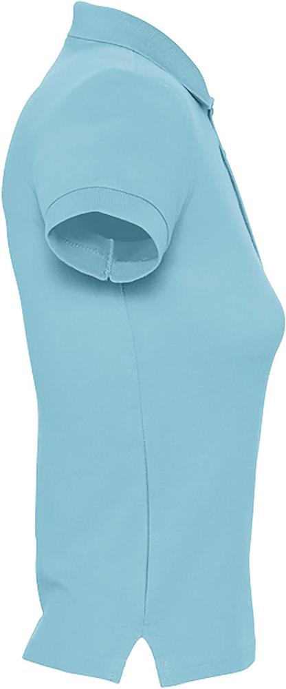 Polo femme piqué 210 g/m² personnalisé PEOPLE, manche droite