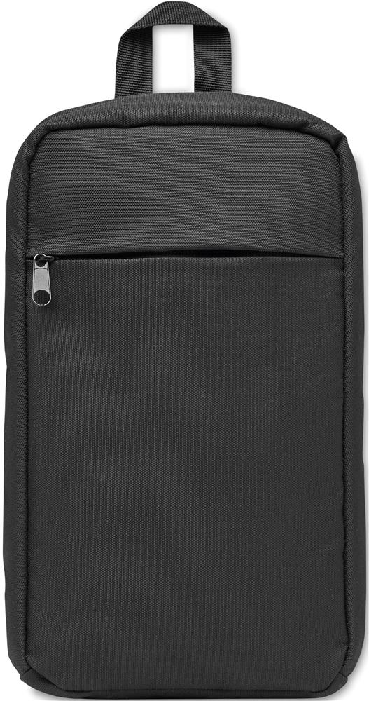 Sac bandoulière RPET 600D rembourré personnalisé CEBAG, devant