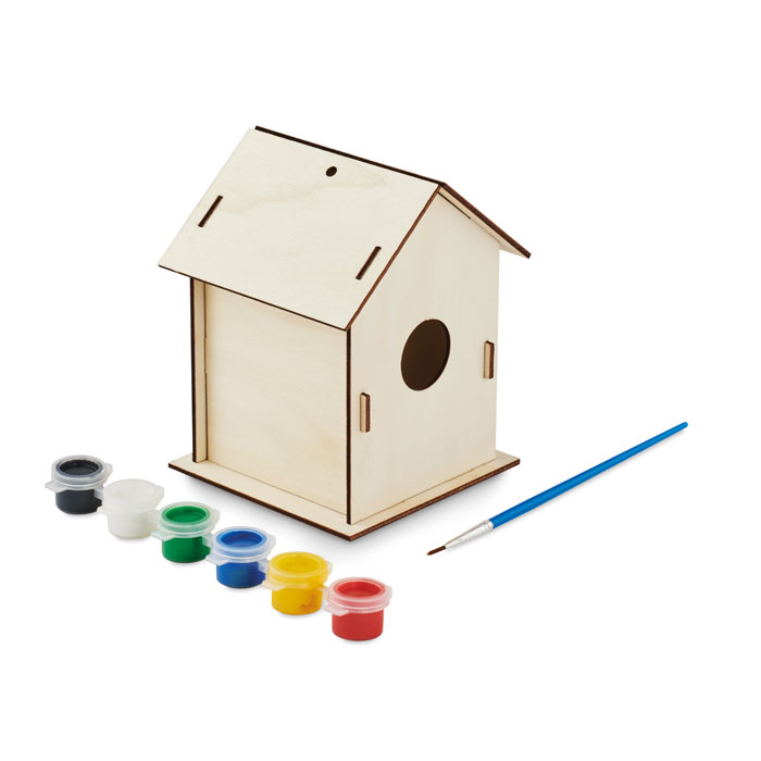 Nichoir en bois à monter personnalisé PAINTHOUSE