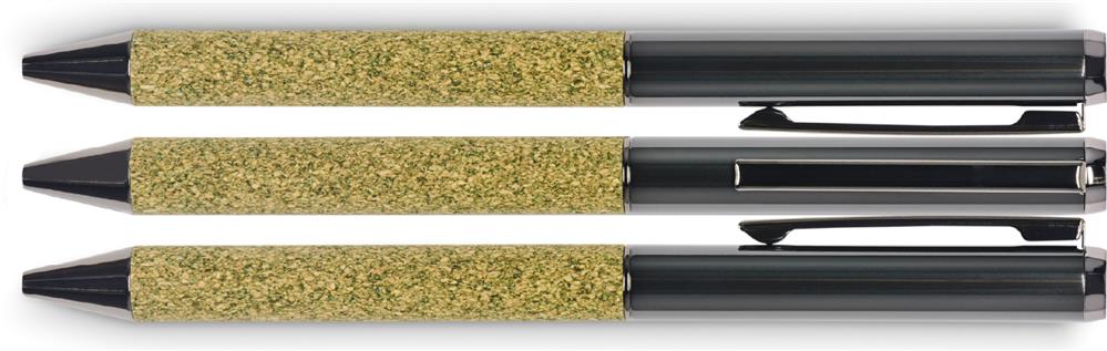 Stylo bille métal avec étui personnalisé CHIPPEWA PEN, tour complet