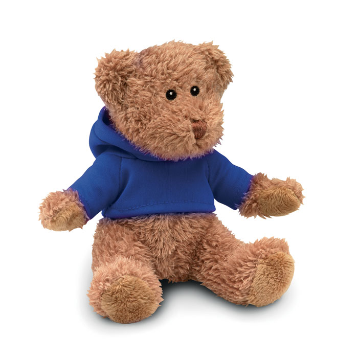 Ours en peluche à tee-shirt personnalisé JOHNNY, Bleu