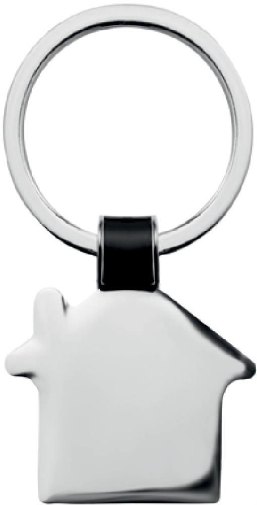 Porte-clés métal maison personnalisé HOUSY, devant