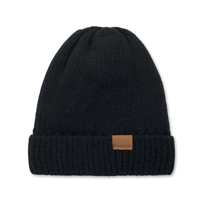 Bonnet doublé polaire à revers personnalisé PUNTOS