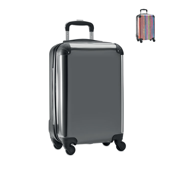 Valise cabine ABS et PC à insert photo personnalisée PICKME