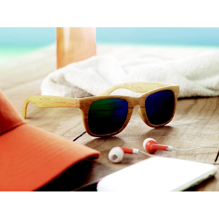 Lunettes de soleil effet bois personnalisées WOODIE