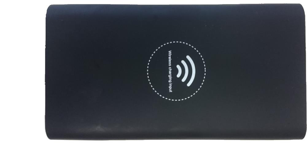 Batterie externe sans fil 8000 mAh personnalisée VIGOR, dessous droite