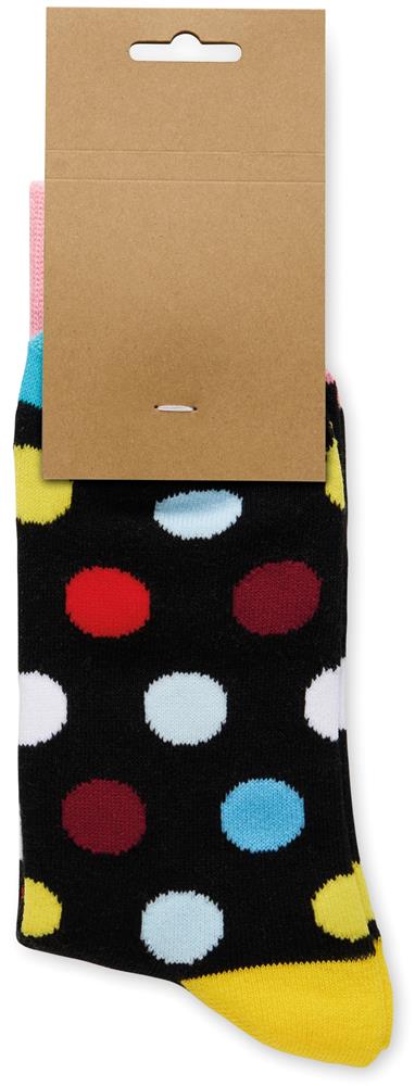 Chaussettes à motifs taille L personnalisées FUNNY L, côté 2