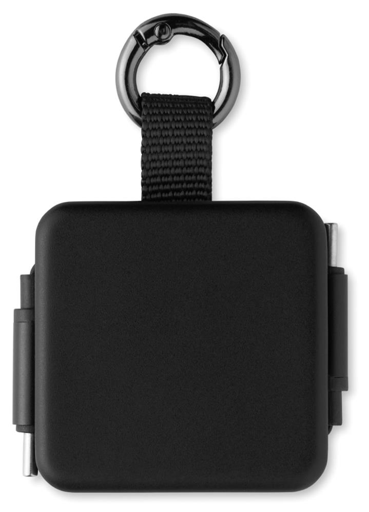 Câble rétractable USB-C 100 W et montre personnalisé SKILFUL, côté 1