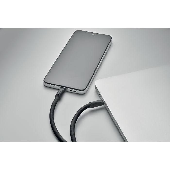 Cordon tour de cou câble USB-C 60 W personnalisé COCHARGE
