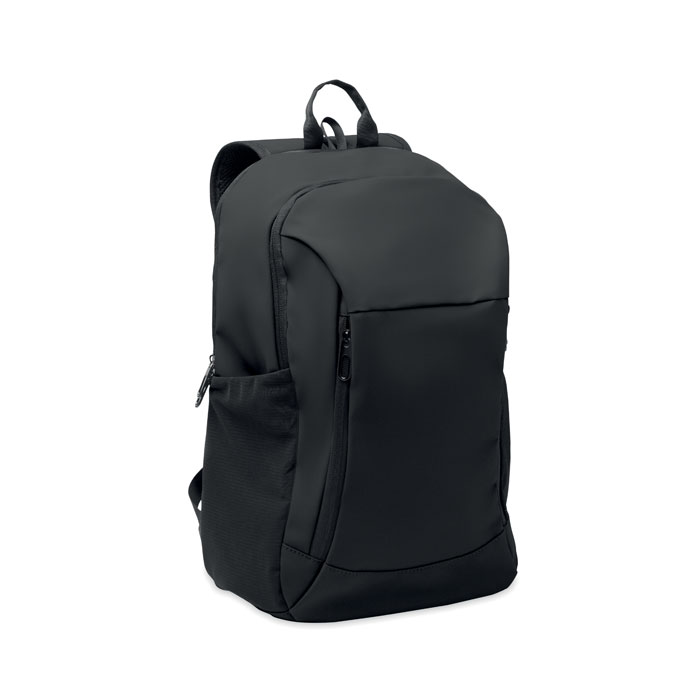 Sac à dos PU 15'' personnalisé KOROVIN, Noir