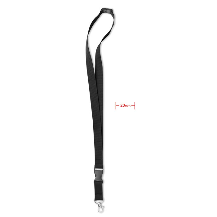 Tour de cou lanyard 20 mm personnalisé LANY
