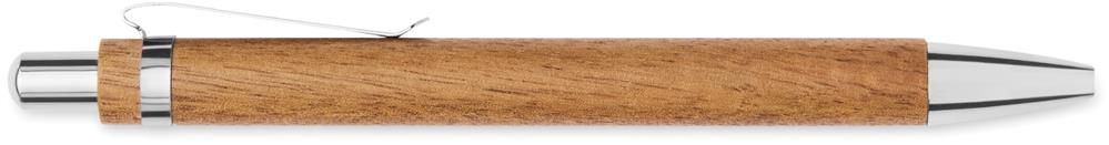 Stylo bille bois d'acacia personnalisé JAKARTA, corps gauche
