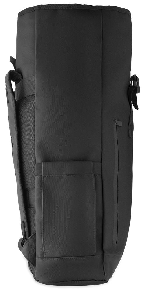 Sac à dos ordinateur RPET 600D personnalisé BANGKOK ROLL, poche gauche