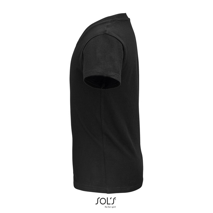 Tee-shirt enfant coton bio personnalisé CRUSADER KIDS, Noir Profond