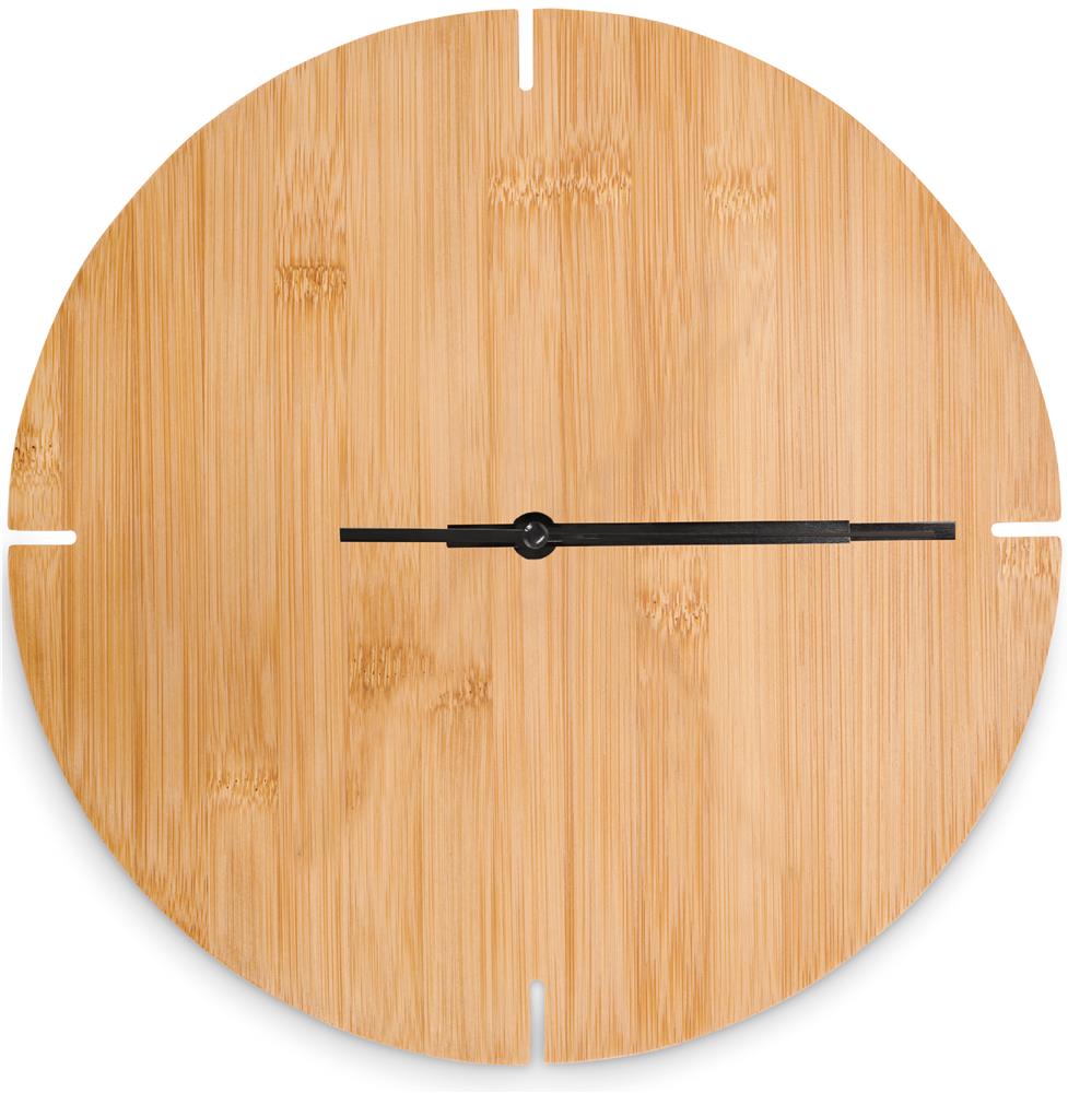 Horloge murale bambou 30 cm personnalisée ESFERE, partie 2