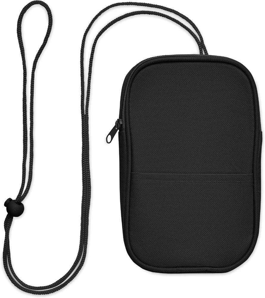 Pochette de voyage RPET personnalisée KOROVIN POUCH, devant