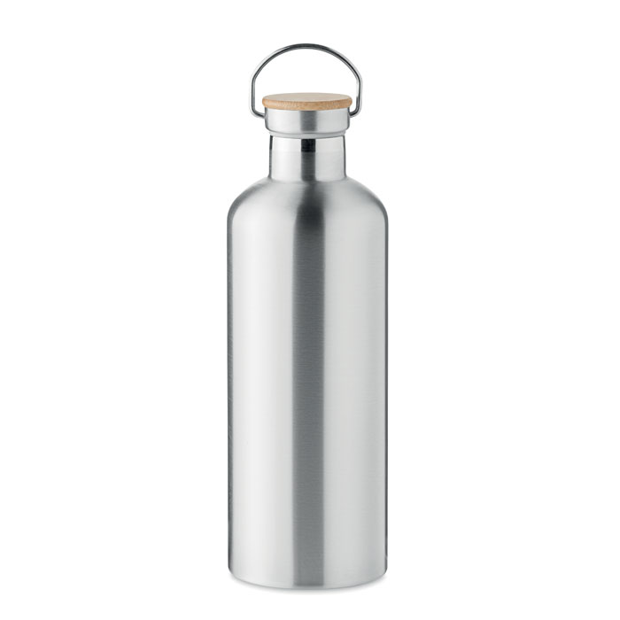 Gourde isotherme 1,5 L bambou personnalisée HELSINKI EXTRA
