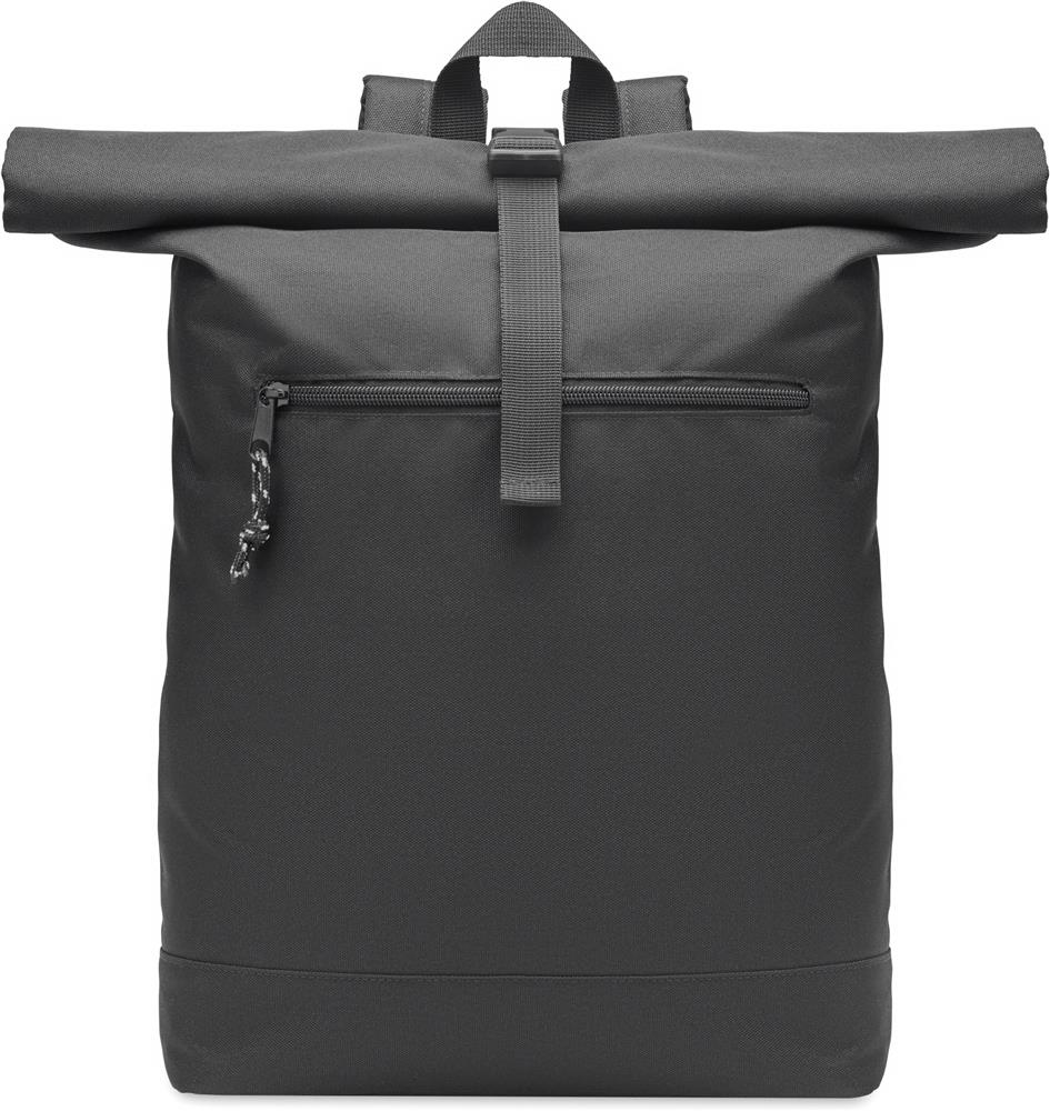 Sac à dos enroulable RPET 600D personnalisé NAPA, devant poche