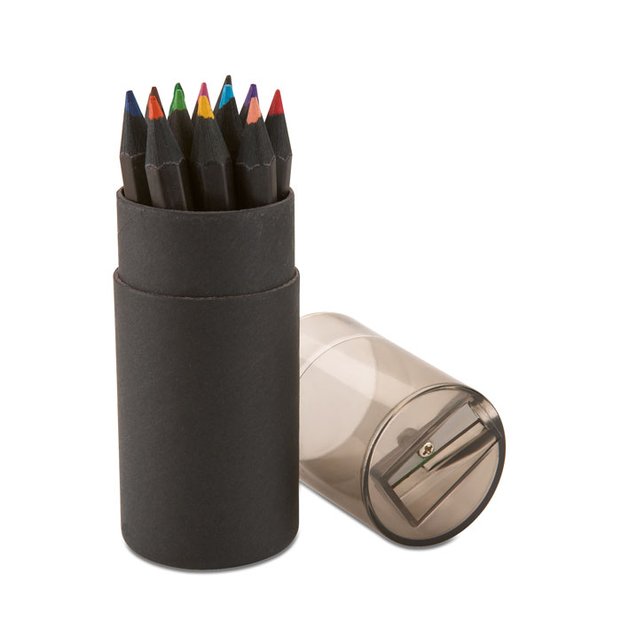 Crayons de couleur en boîte personnalisés BLOCKY