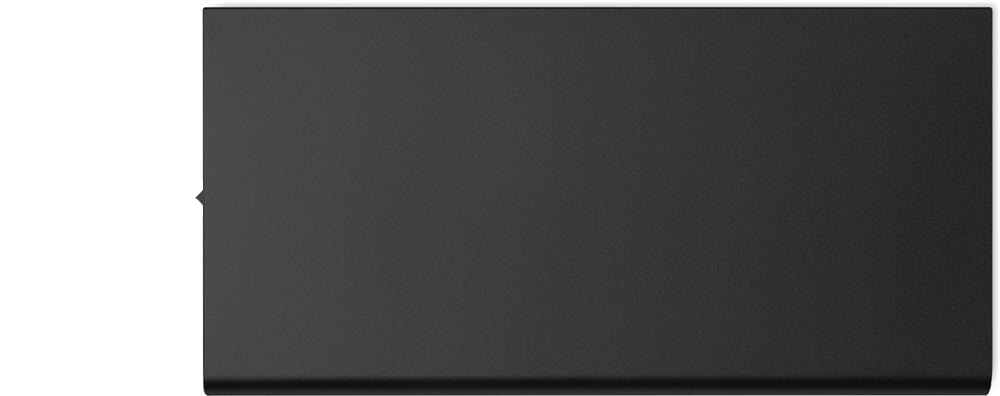 Batterie externe plate 8000 mAh personnalisée POWERFLAT8C, dessous (gravure laser)