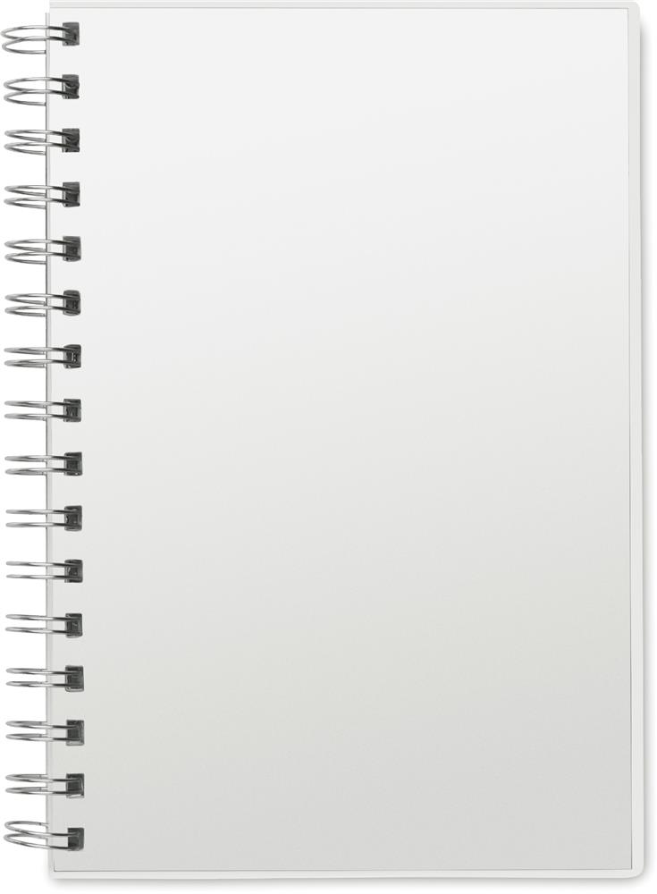 Carnet A5 à spirale RPET personnalisé ANOTATE, devant p