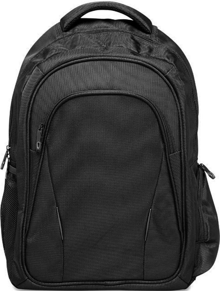 Sac à dos ordinateur 15'' polyester 1680D personnalisé MACAU, devant (transfert sérigraphique)