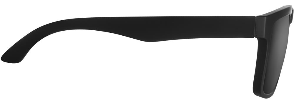 Lunettes de soleil miroir monture mate personnalisées CRETE, pied droite