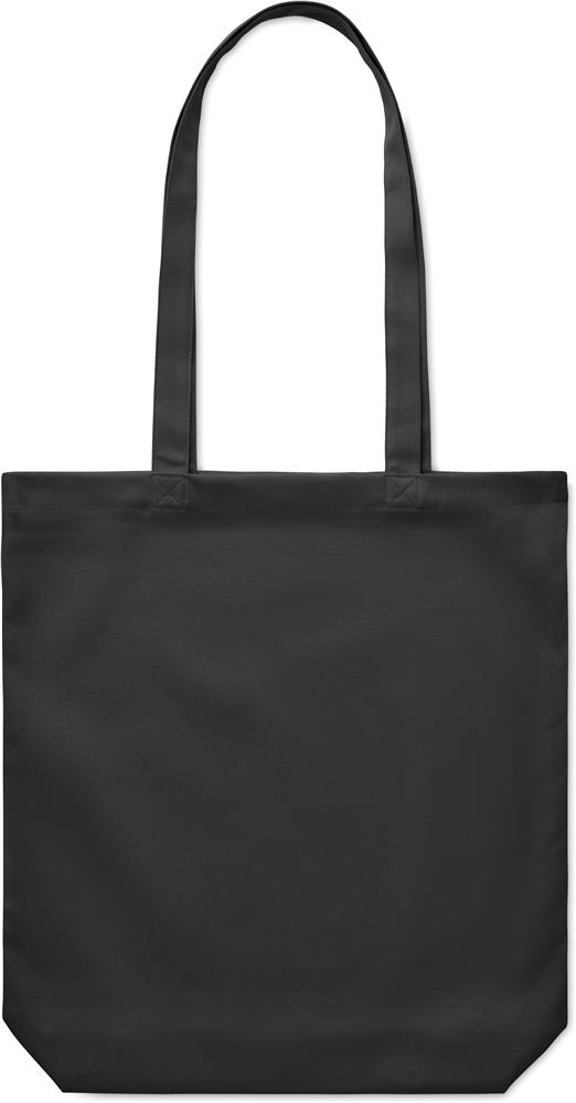 Tote bag toile 270 g/m² personnalisé RASSA COLOURED, dos (broderie)
