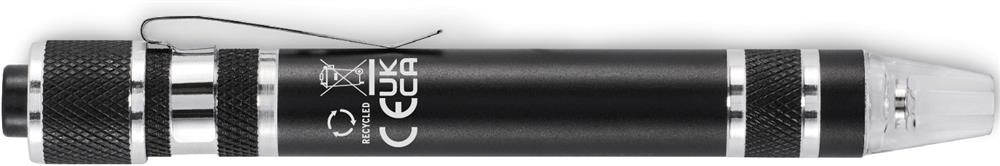 Stylo tournevis aluminium recyclé personnalisé TUBULAR, côté 2