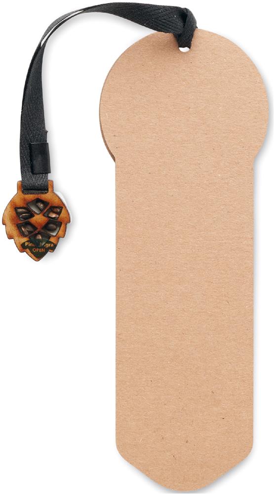 Marque-page à graines de pin personnalisé GROWBOOKMARK™, devant