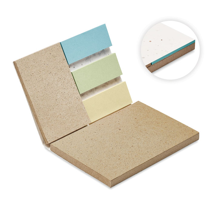 Bloc-notes papier d'herbe à planter personnalisé GROW ME