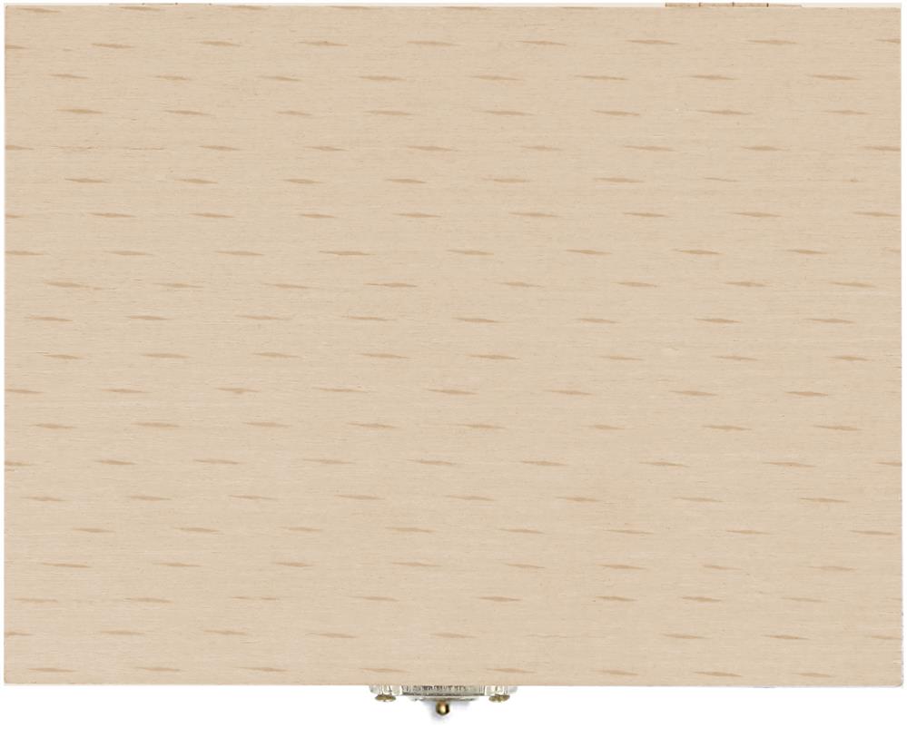 Set de peinture mallette bois personnalisé BEAU, dessous