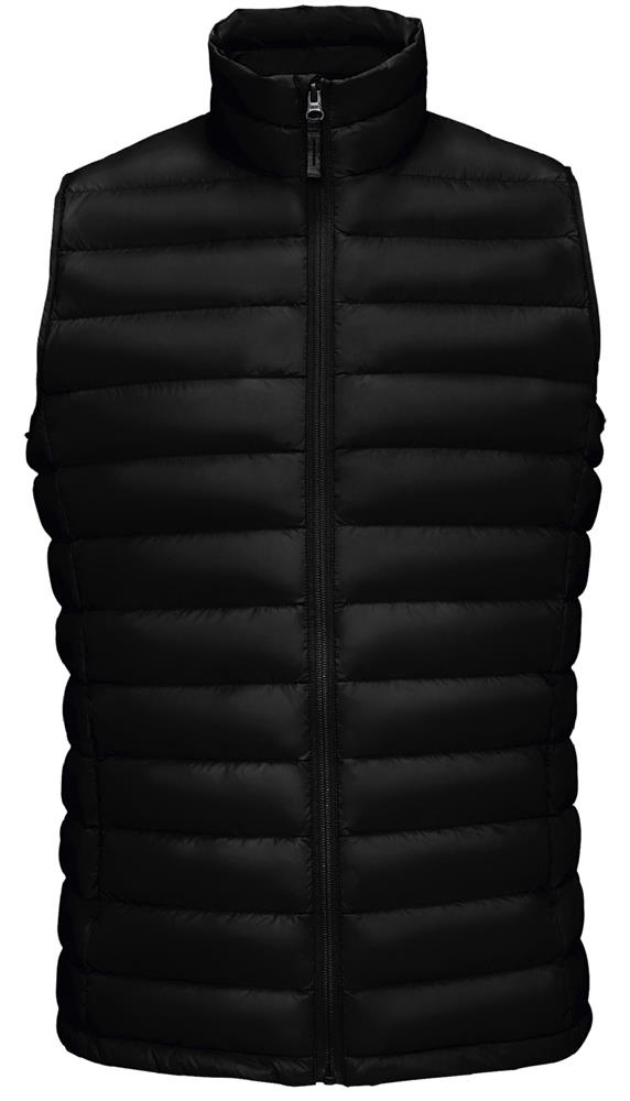 Doudoune sans manches légère personnalisée WILSON BW MEN, côté cœur