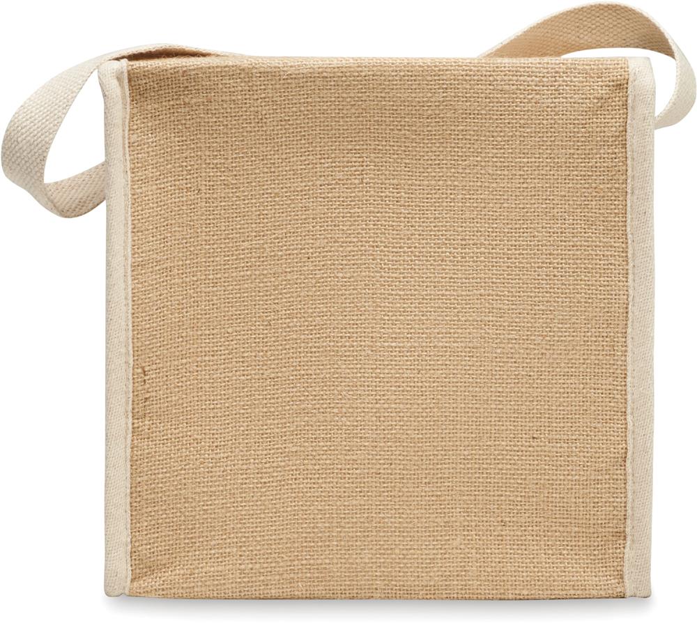 Sac isotherme jute 3 L personnalisé LONA, dos