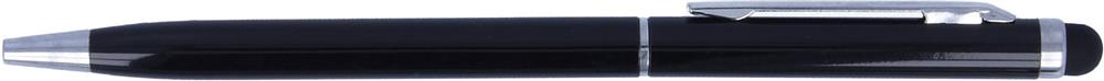 Stylo stylet aluminium fin personnalisé NEILO TOUCH, corps droite