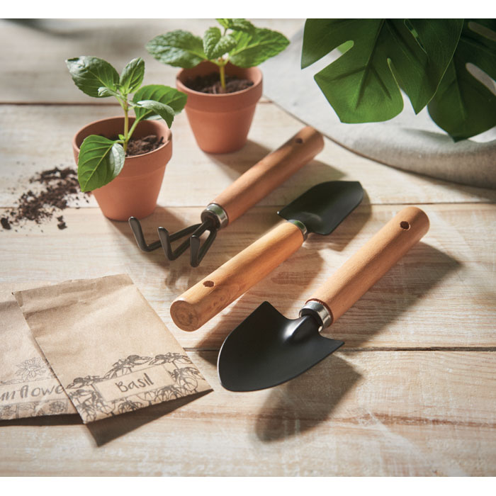 Set outils de jardinage personnalisé GRASS