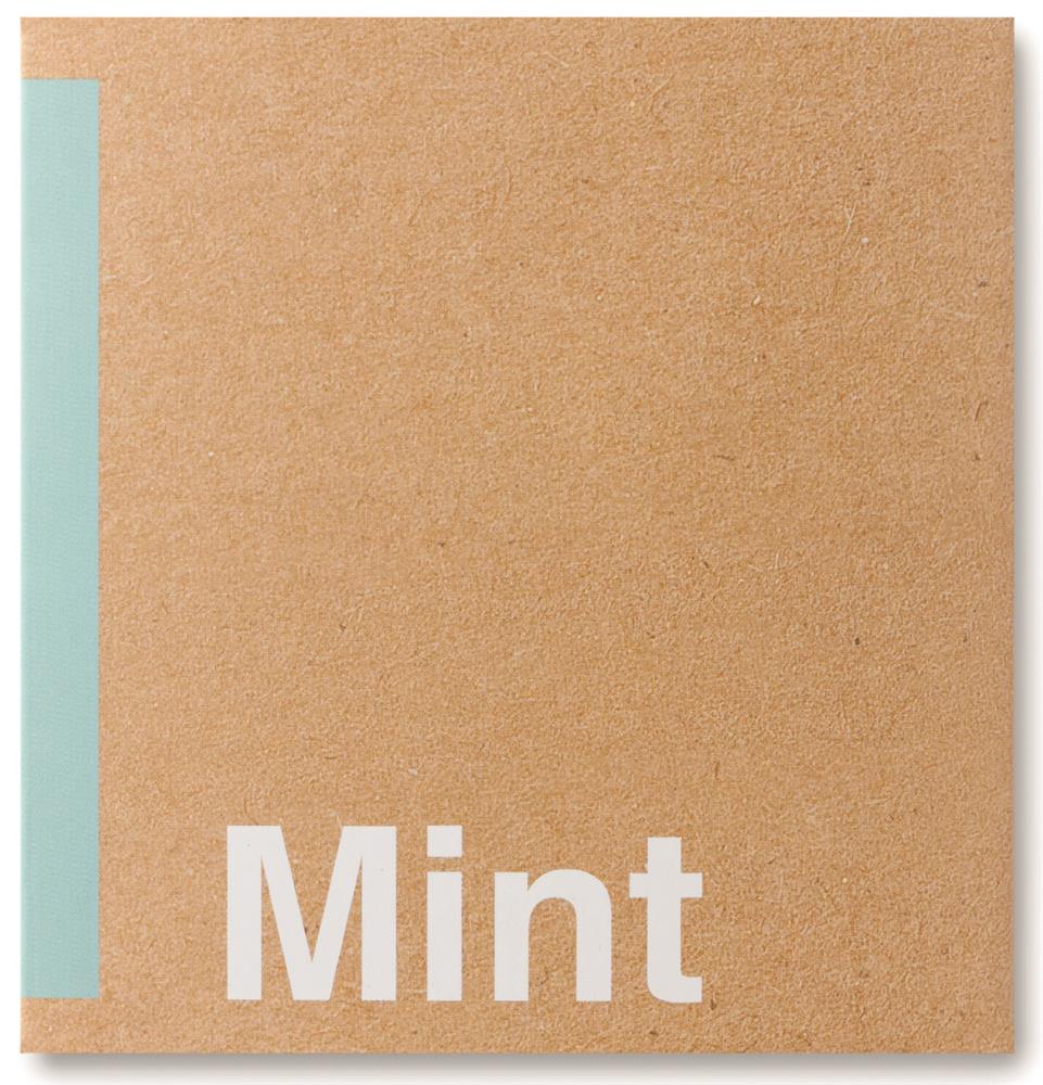 Sachet substrat et graines de menthe personnalisé MINT, devant dessus