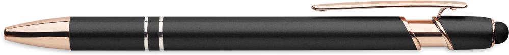 Stylo bille aluminium recyclé personnalisé SCRIBBLE, clip droite