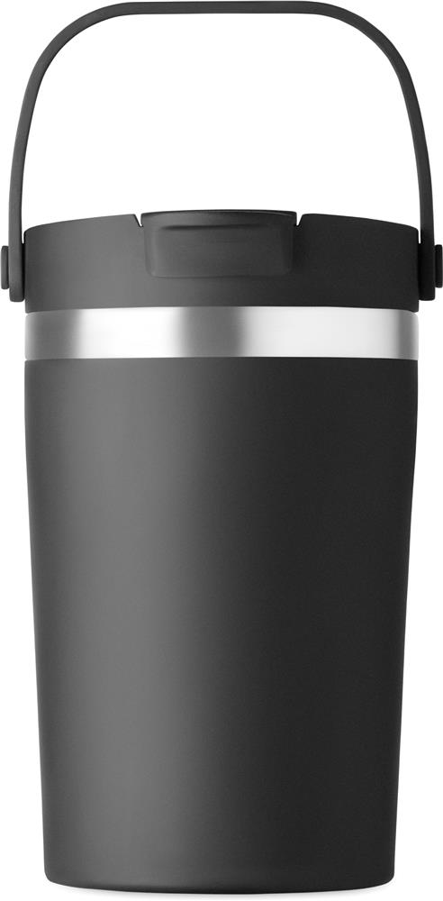 Gobelet isotherme inox recyclé 350 ml personnalisé COZYCUP, devant haut