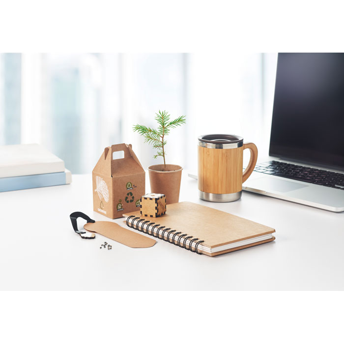 Carnet A5 à graines de pin personnalisé GROWNOTEBOOK™