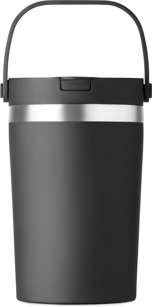 Gobelet isotherme inox recyclé 350 ml personnalisé COZYCUP, dos bas