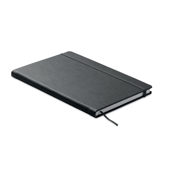 Carnet A5 papier recyclé 80 g/m² personnalisé OURS, Noir