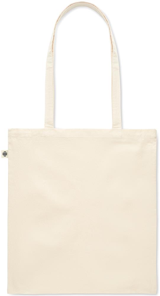 Tote bag coton bio 180 g/m² personnalisé NUORO, dos (transfert numérique)