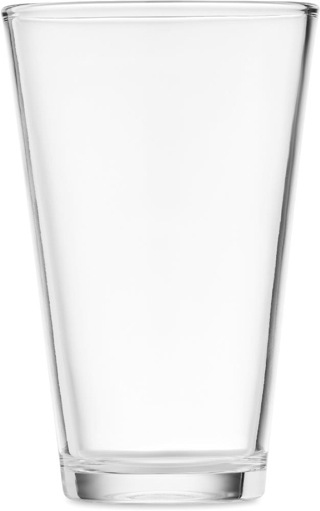 Verre conique 300 ml personnalisé RONGO, dos bas