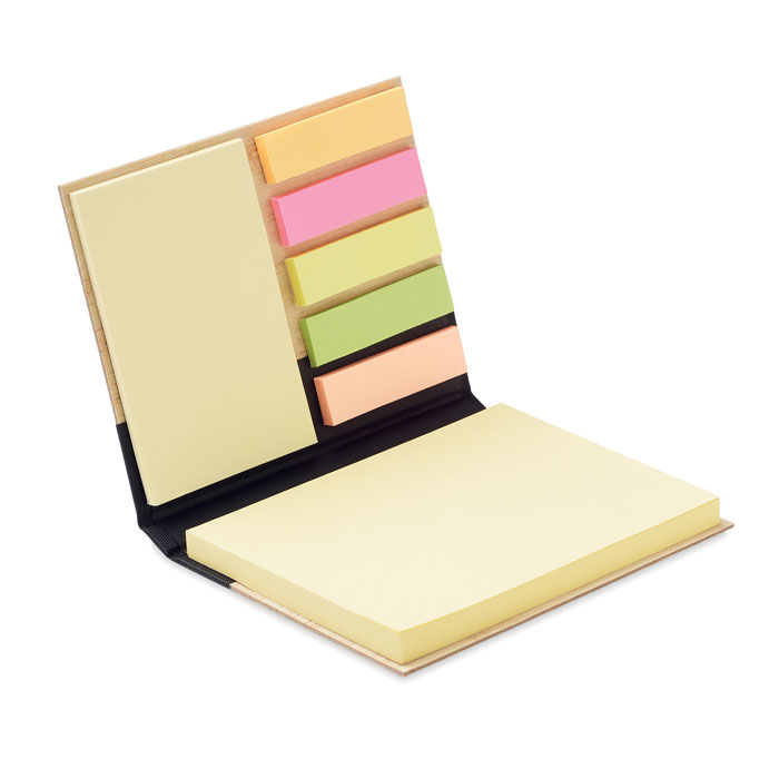 Notes adhésives couverture bambou personnalisées VISIONBAM