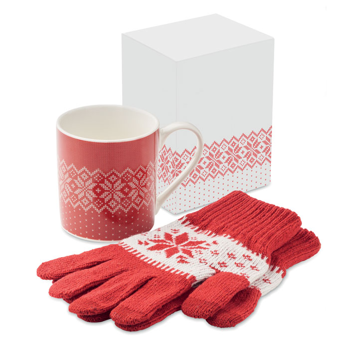 Coffret mug et gants tactiles personnalisé COPITO SET