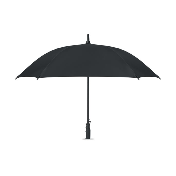 Parapluie carré tempête 23 pouces personnalisé AMBOLI, Noir